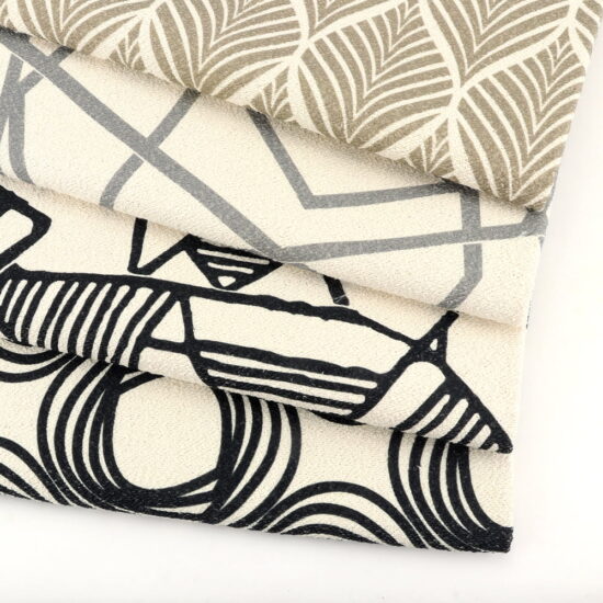 Tecido Bouclé Estampado Impermeável Cotton Várias Cores 140cm