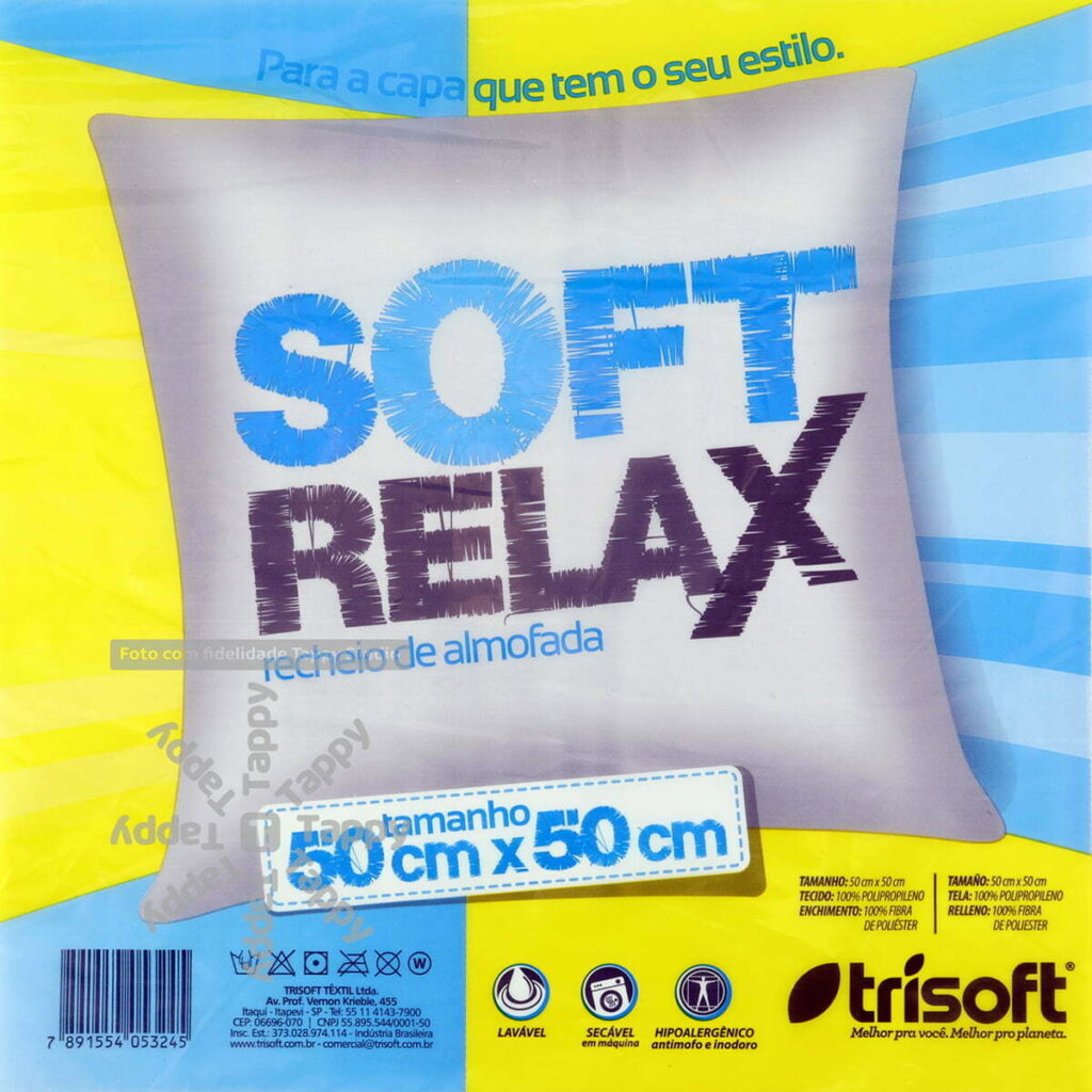 Enchimento de Almofadas 50x50cm 350g - Trisoft - Imagem 2