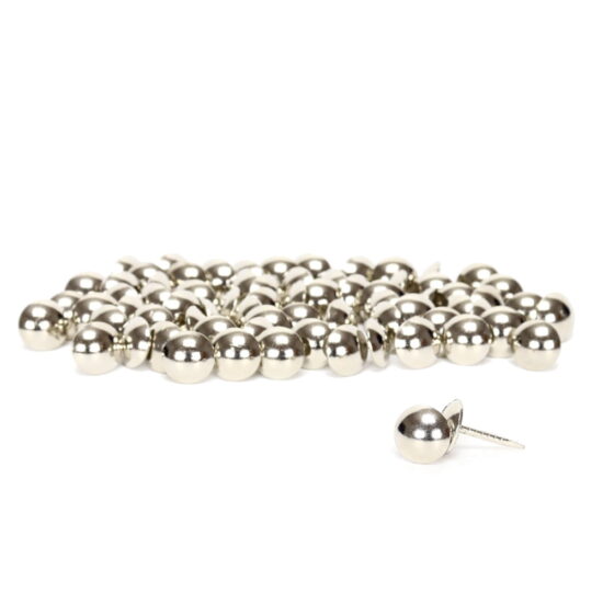 Tacha Niquelada Decorativa para Acabamento