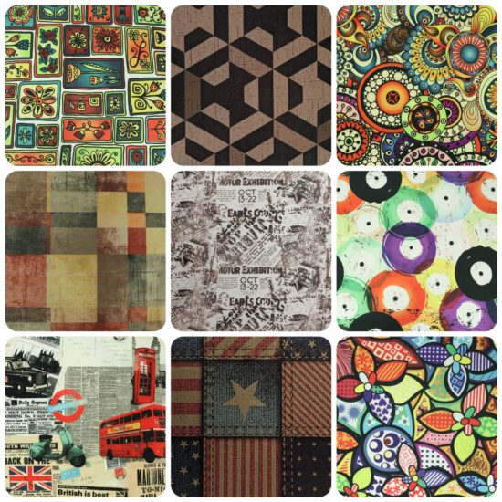 Tecido Suede Estampado Ilustrações 140cm Estampas