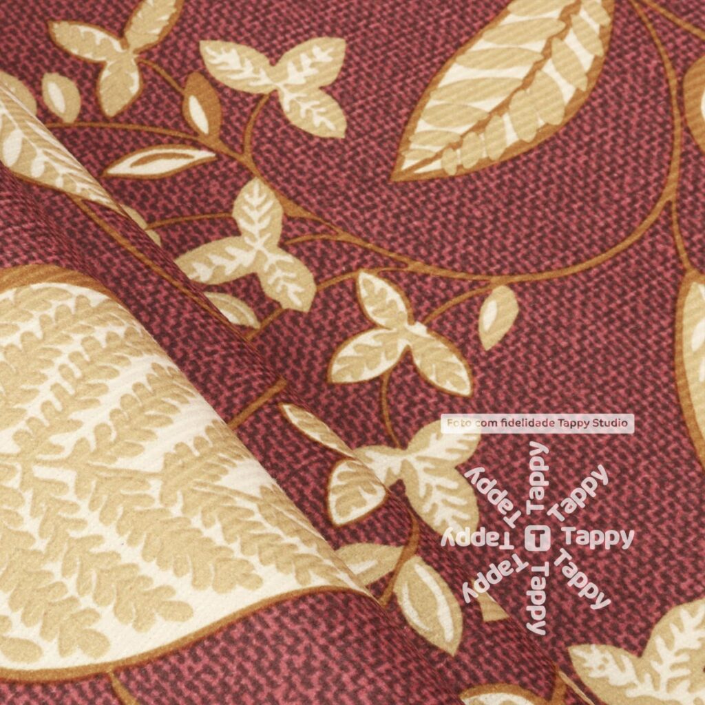 Tecido Suede Estampado Positano Fiore Várias Cores 142cm - Imagem 4