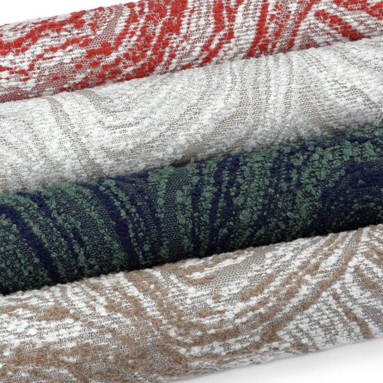 Tecido Bouclé Jacquard Impermeável Strati Várias Cores 140cm