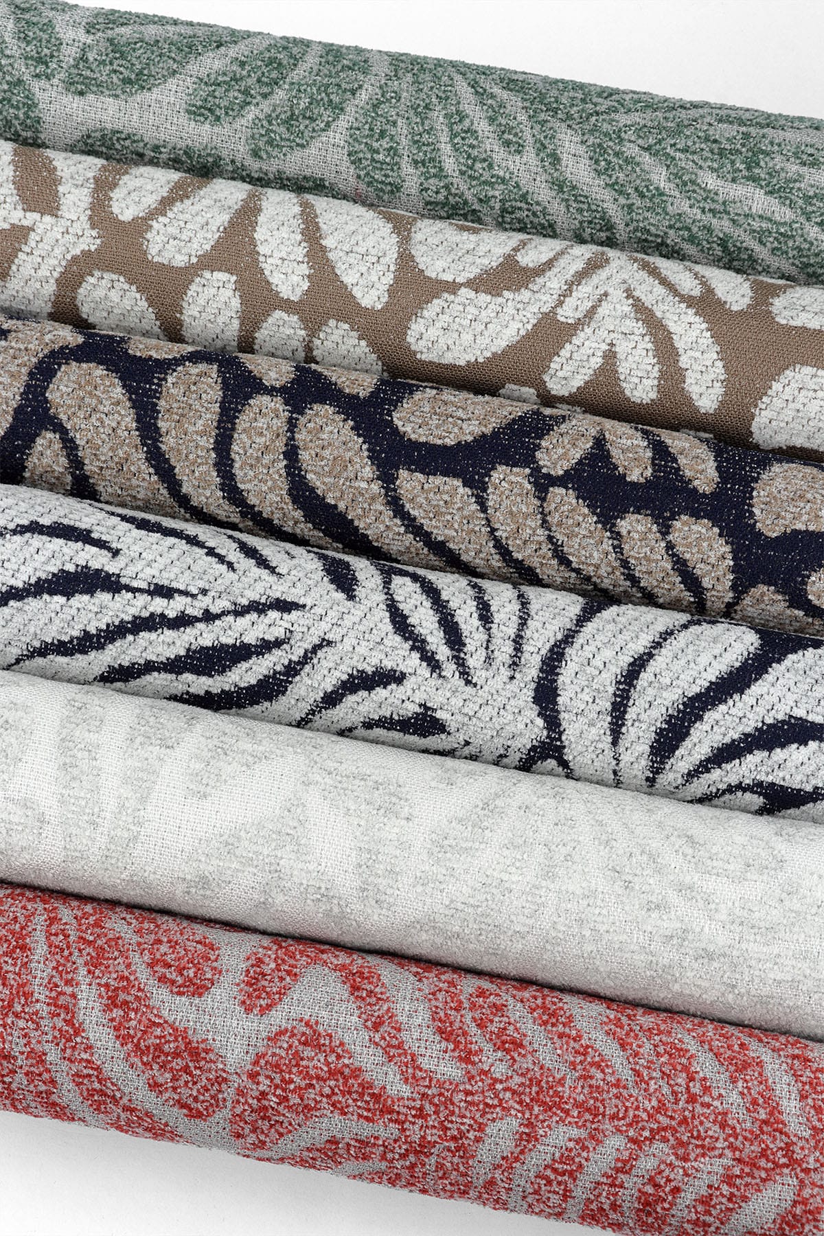 Tecido Chenille Jacquard Impermeável Fogli Várias Cores 140cm - Imagem 2