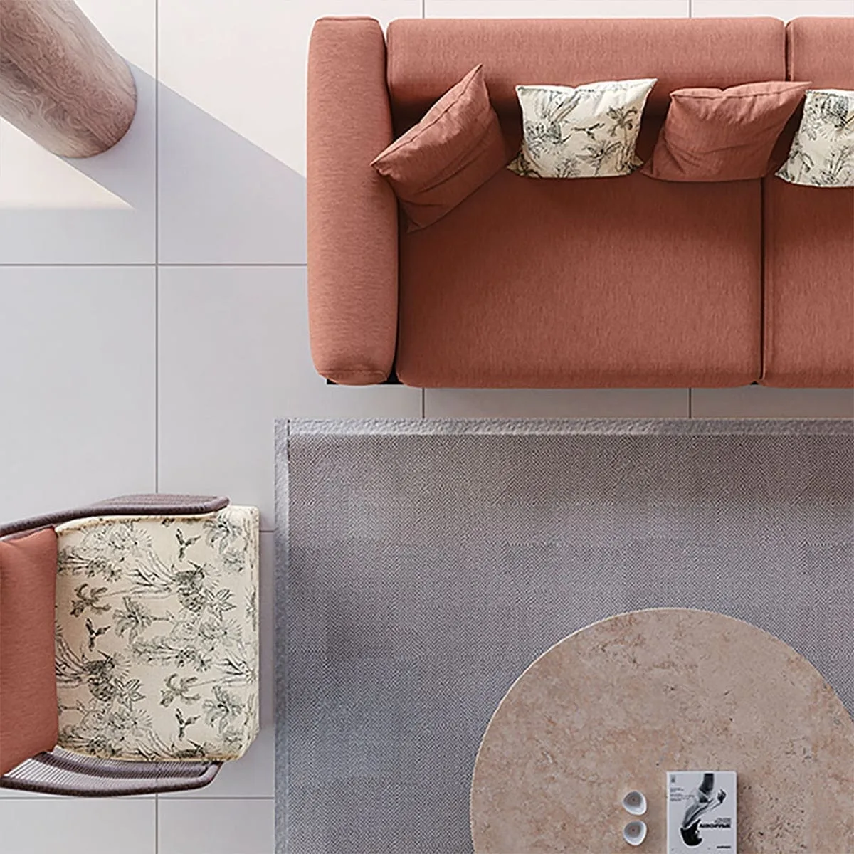 Tecido Acquablock Folhas® Impermeável Karsten 140cm - Imagem 7