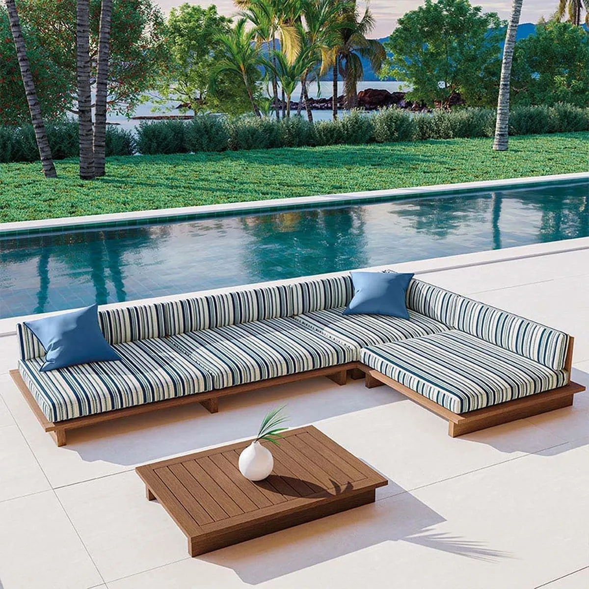 Tecido Acquablock Náutico® Impermeável Karsten 140cm - Imagem 7