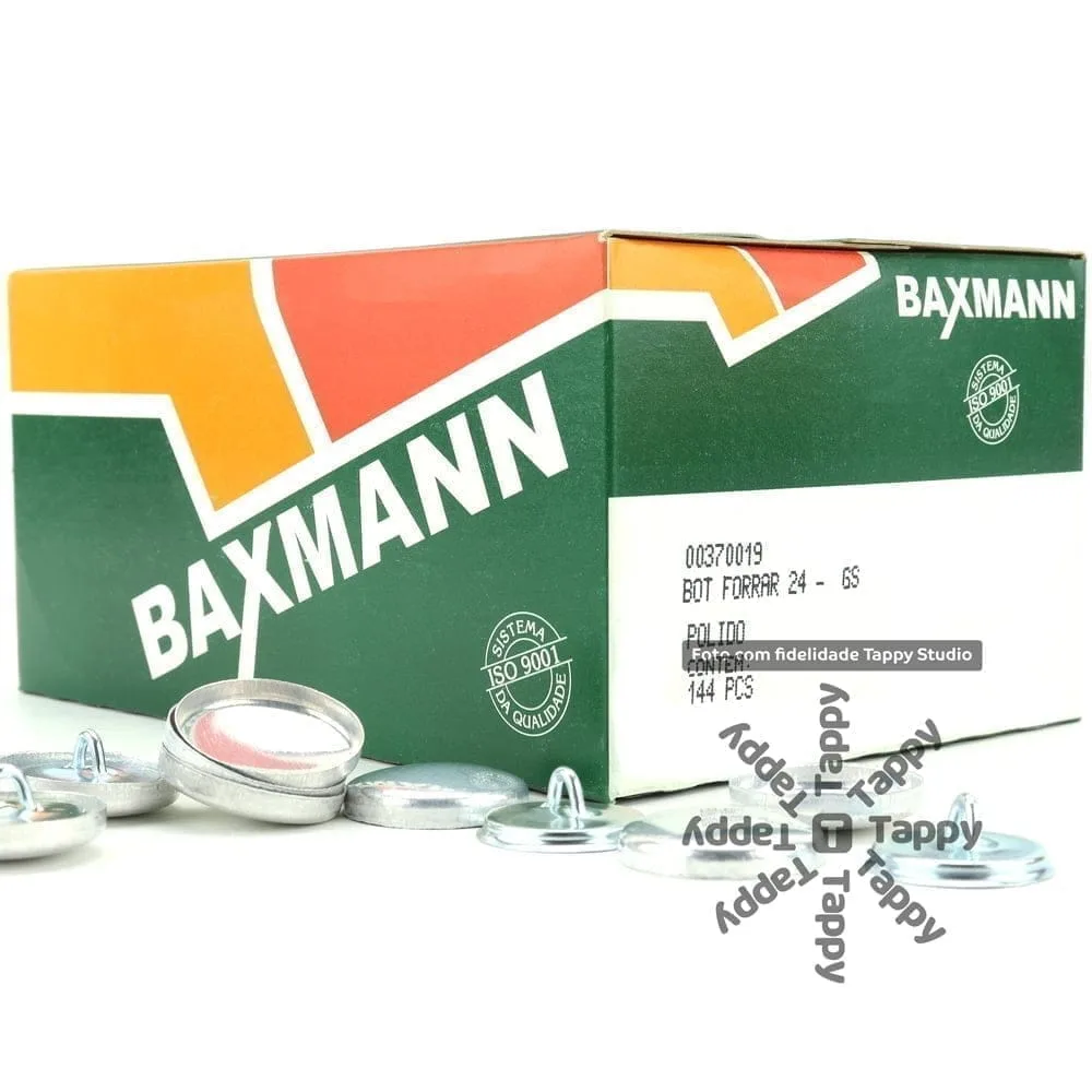 Botão de Forrar Baxmann Bombê para Capitonê - 24mm - Imagem 2