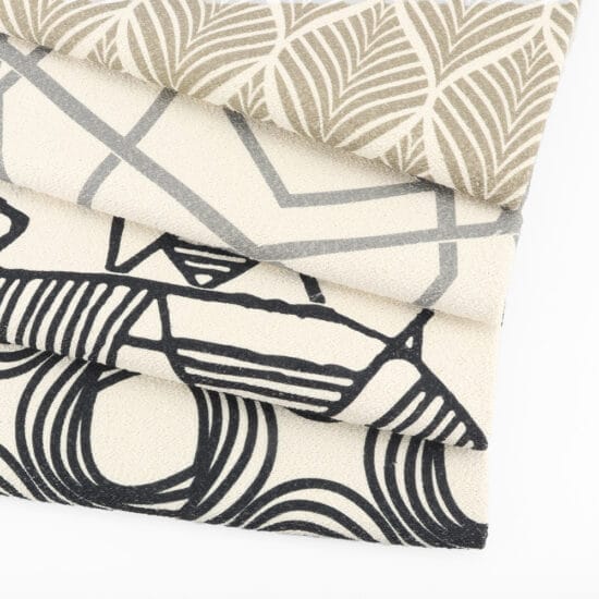 Tecido Bouclé Cotton Estampado Impermeável Várias Cores 140cm