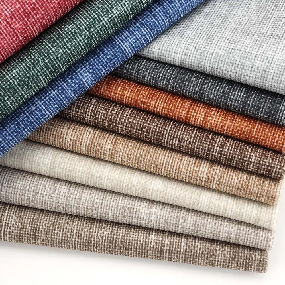 Tecido Suede Estampado Linen Look Várias Cores 142cm - Imagem 2