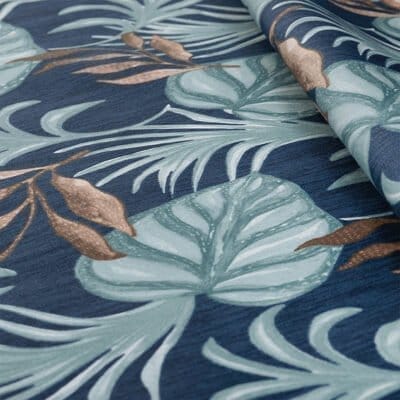 Tecido Acquablock Folhas® Impermeável Karsten 140cm