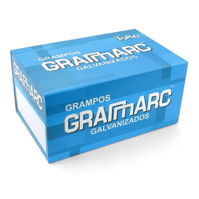 Grampo 80/08 de Aço Galvanizado Gramarc com 6.360 Unid.