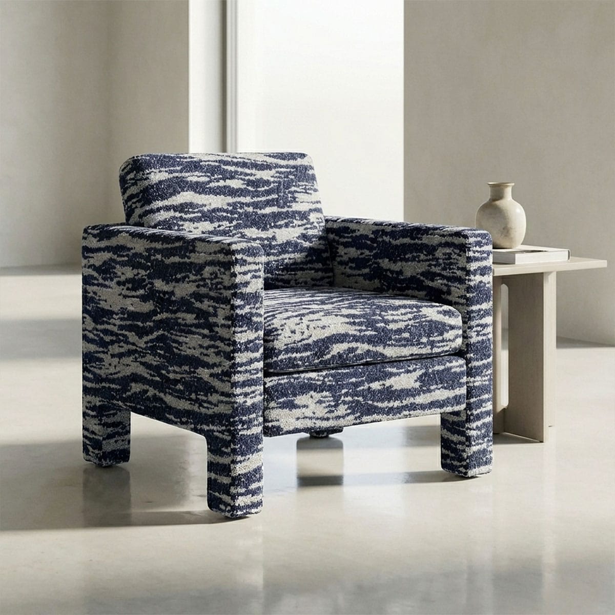 Tecido Bouclé Jacquard Impermeável Marea Várias Cores 140cm - Imagem 3